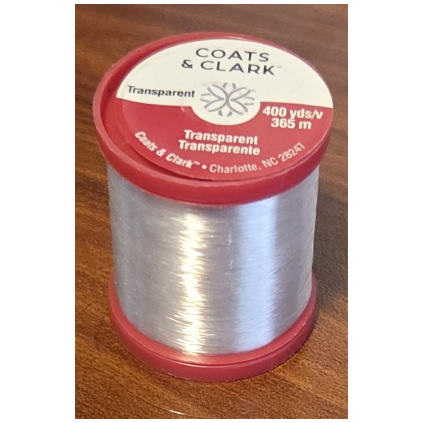 Coats Transparent Polyester Thread 400 yds