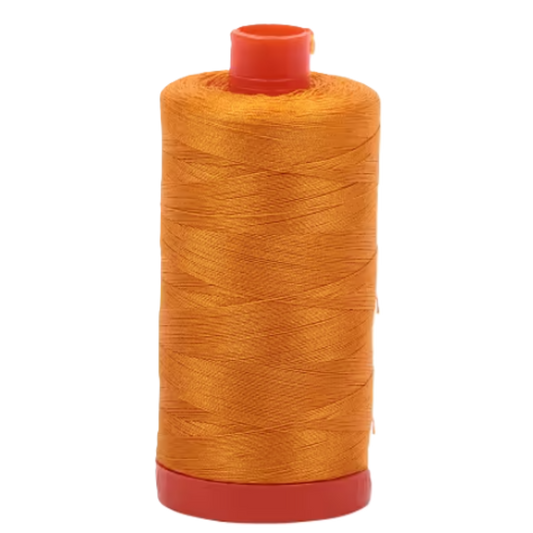 Aurifil Cotton Thread Solid 50wt 1422yds Yellow Orange 2145