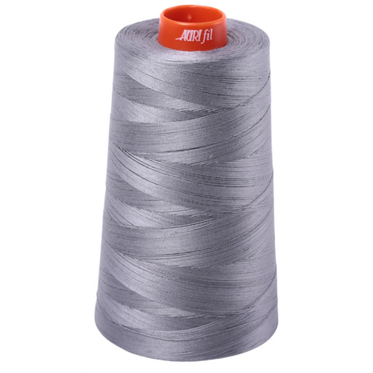 Aurifil 50wt Length: 6452yds - Color Grey - 2605