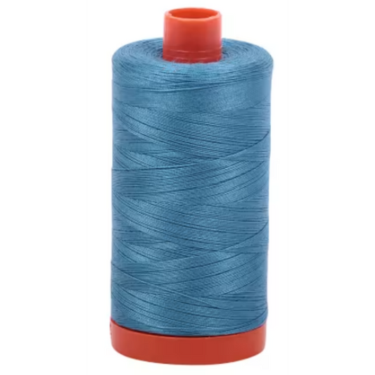 Aurifil Cotton Thread Solid 50wt 1422yds Teal 2815