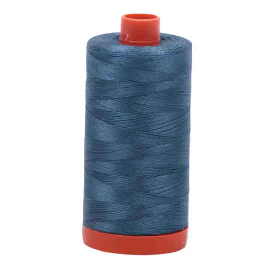 Aurifil Cotton Thread Solid 50wt 1422yds Smoke Blue 4644