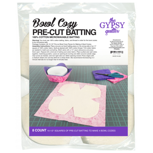 Bowl Cozy Pre-Cut Batting (Size small) 8ct