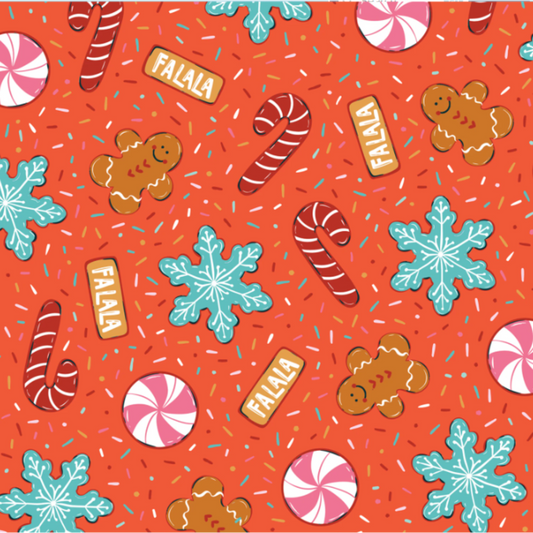 Cookies Chaos Fabric - Jolly Tidings Whim and Joy Collection *Pre-Order