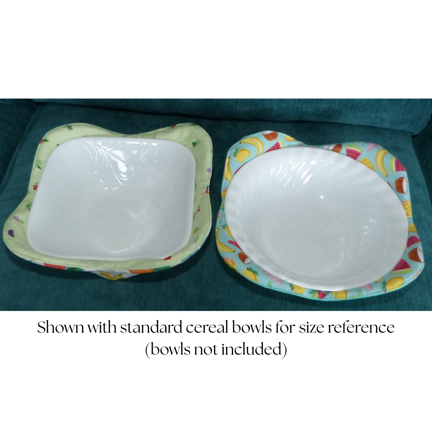 Elegant Poinsettia Bowl Cozy – Reversible & Microwave Safe