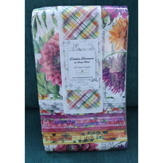 Dahlia Botanica - Jelly Roll -from Wilmington Prints