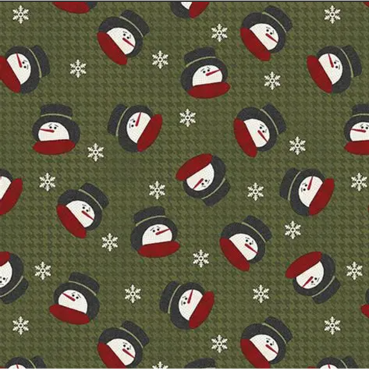 Leaf Jolly Snowman Christmas