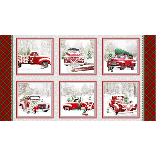 Multi 6 Block Fabric Panel - Tailgate Traditions Collection - Pre-order Oct 2026