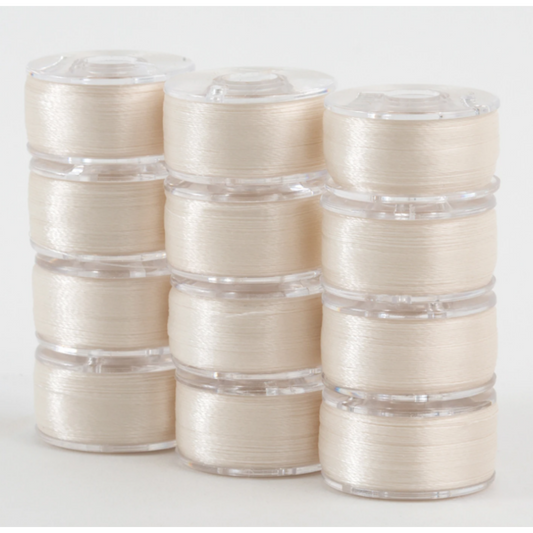 SuperBobs Polyester Bobbin Class 15 - Off White
