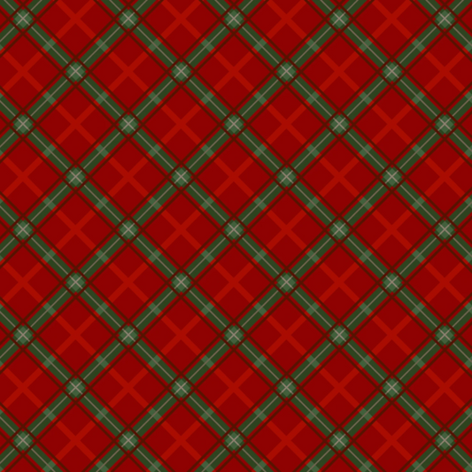 Red Bias Plaid Fabric - 1/2 yard cuts - Tailgate Traditions Collection - Pre-order Oct 2026