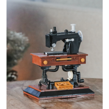 Sallie Tomato Vintage Sewing Machine Building Block Set