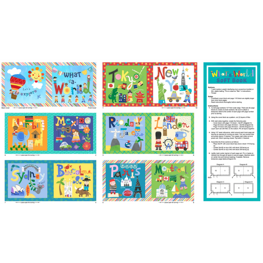 What A World Soft Book Craft Panel