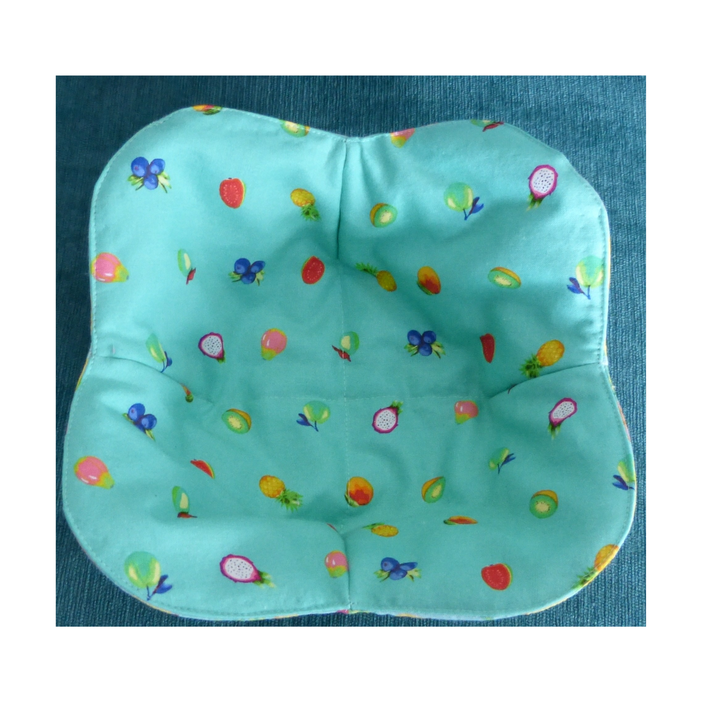 Fruit Fiesta Bowl Cozy – Reversible & Microwave Safe