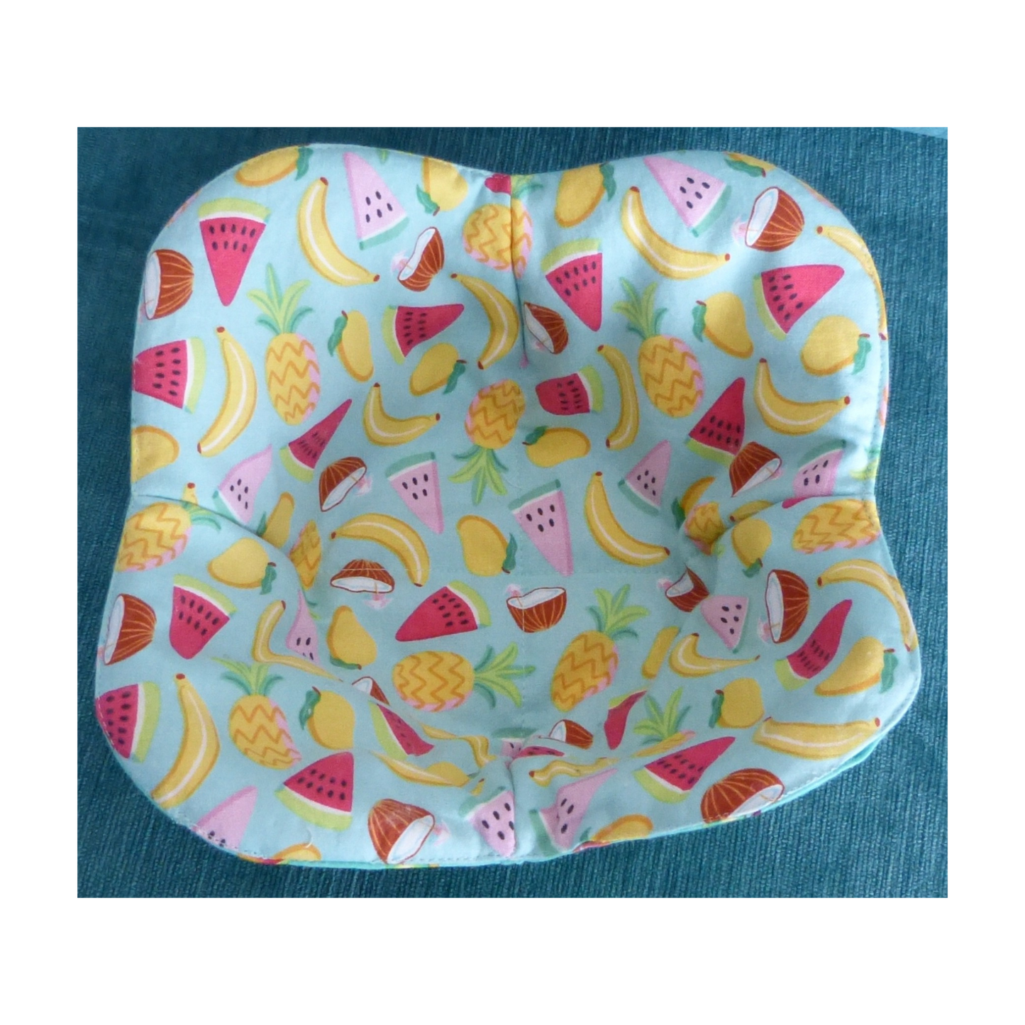 Fruit Fiesta Bowl Cozy – Reversible & Microwave Safe