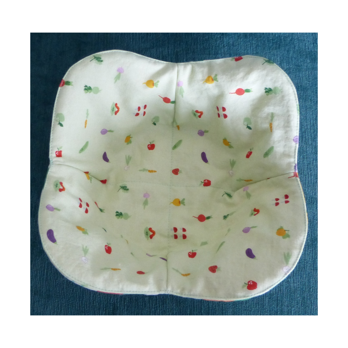 Veggie Garden Bowl Cozy – Reversible & Microwave Safe