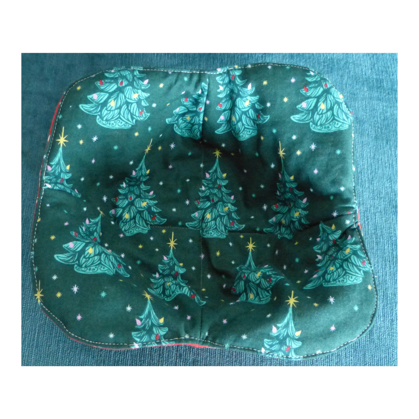 Christmas Bowl Cozy – Perfect Stocking Stuffer – Reversible & Microwave Safe